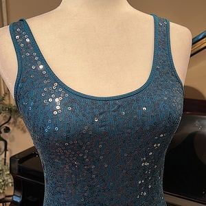 Express Sequin Tank Top